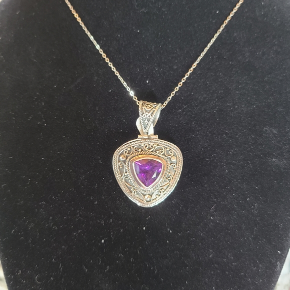 Bali Amethyst Pendant - Picture 2 of 7